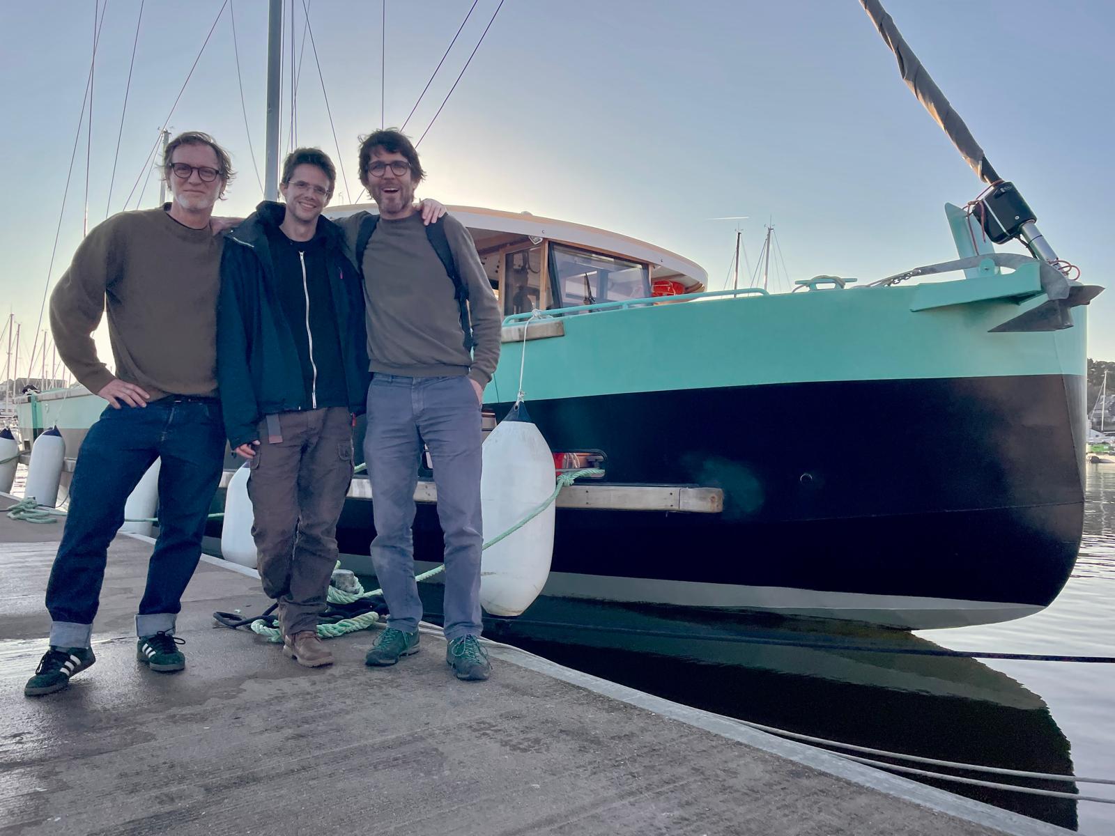 L'équipe Gliss-Speed sur le ponton